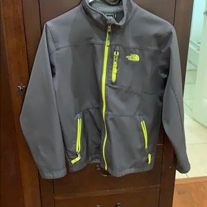 Gray Northface boys jacket 14/16